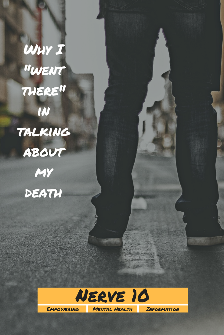 anxious man in sneakers standing in middle of road
